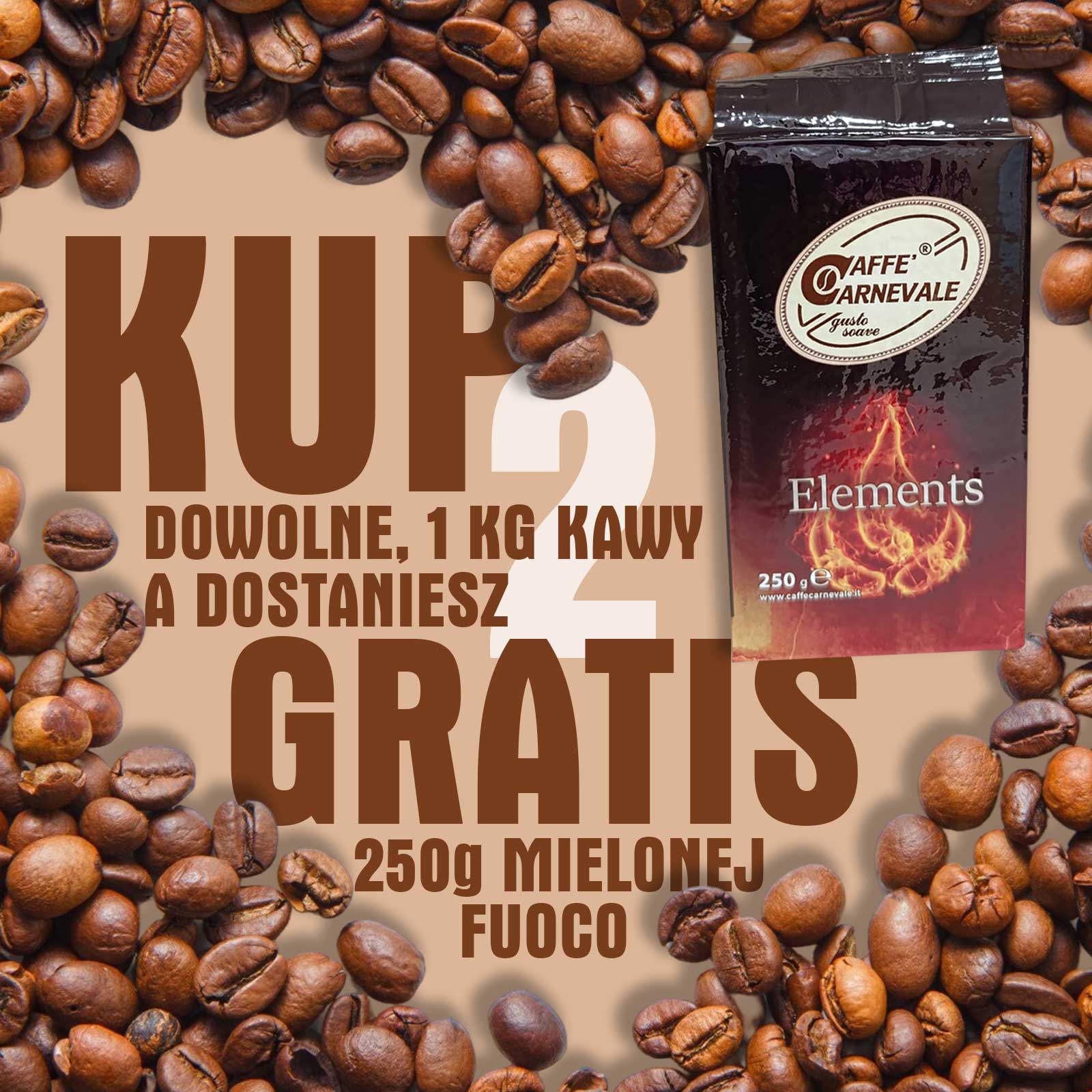 Promocja na kawę, kup dwie sztuki a jedną dostaniesz gratis