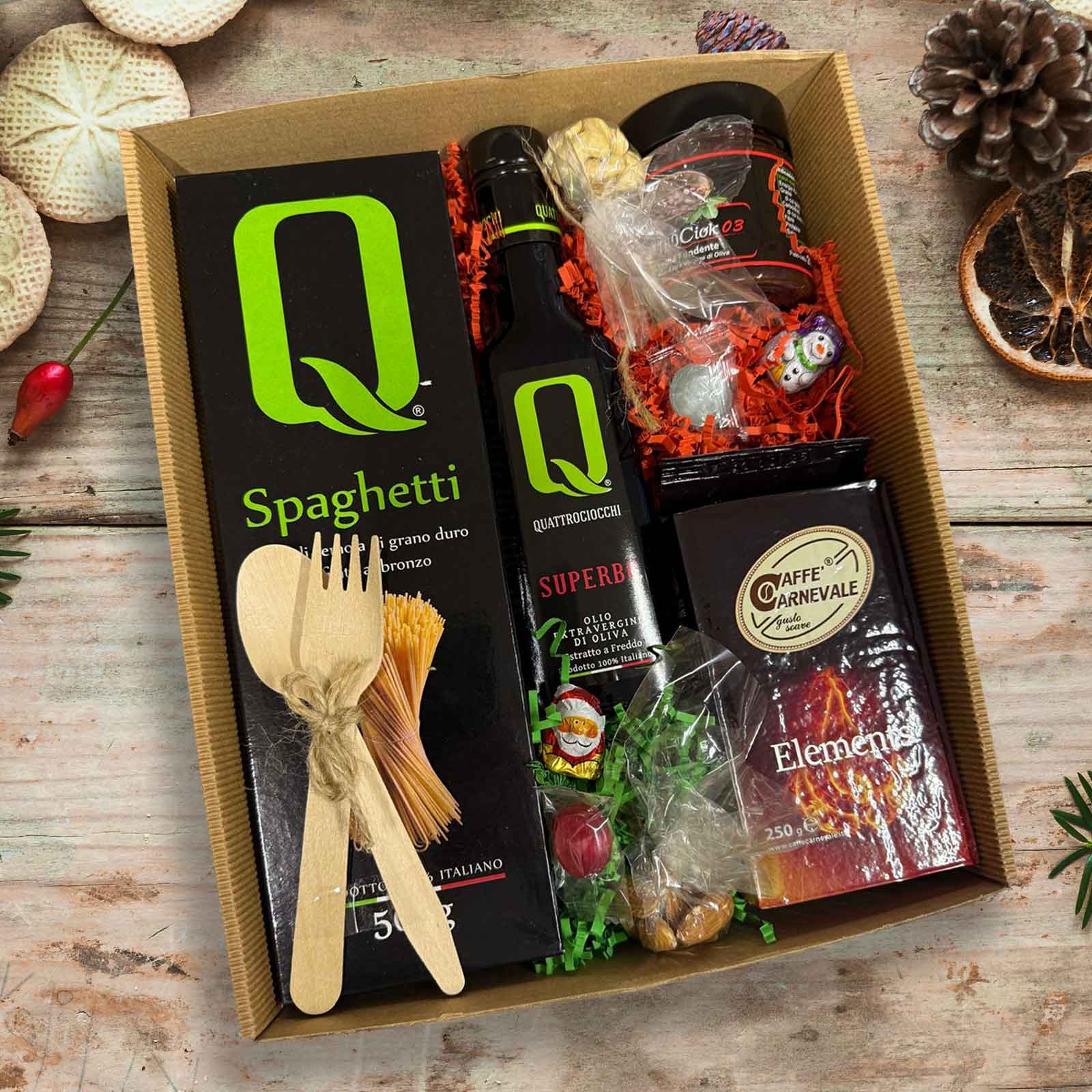 Paczka z włoskimi produktami na każdą okazję