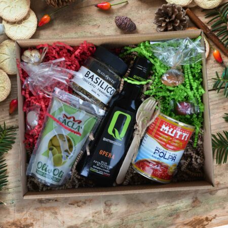 Paczka z włoskimi produktami dla wymagających