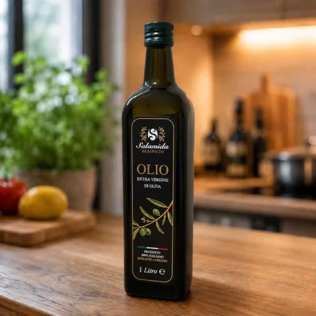 Salamida Oleificio Oliwa Extra Vergine 1000 ml | Włoska Oliwa z Bari